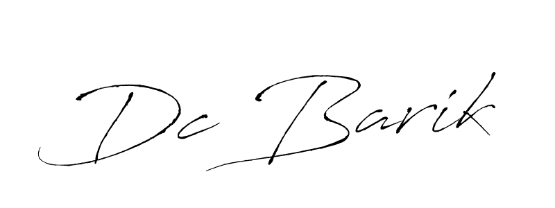 How to make Dc Barik name signature. Use Antro_Vectra style for creating short signs online. This is the latest handwritten sign. Dc Barik signature style 6 images and pictures png
