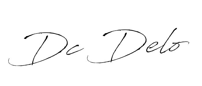 Design your own signature with our free online signature maker. With this signature software, you can create a handwritten (Antro_Vectra) signature for name Dc Delo. Dc Delo signature style 6 images and pictures png