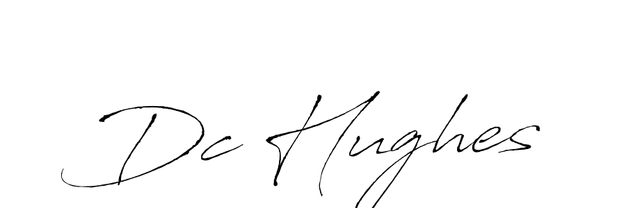 Dc Hughes stylish signature style. Best Handwritten Sign (Antro_Vectra) for my name. Handwritten Signature Collection Ideas for my name Dc Hughes. Dc Hughes signature style 6 images and pictures png