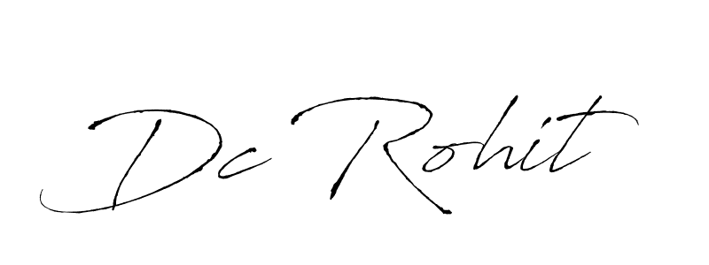 You should practise on your own different ways (Antro_Vectra) to write your name (Dc Rohit) in signature. don't let someone else do it for you. Dc Rohit signature style 6 images and pictures png