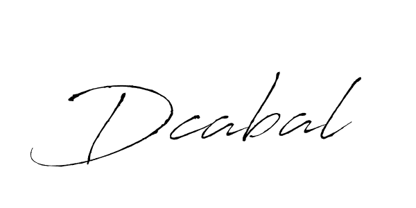 How to make Dcabal signature? Antro_Vectra is a professional autograph style. Create handwritten signature for Dcabal name. Dcabal signature style 6 images and pictures png