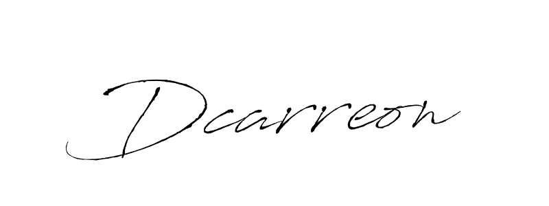 Dcarreon stylish signature style. Best Handwritten Sign (Antro_Vectra) for my name. Handwritten Signature Collection Ideas for my name Dcarreon. Dcarreon signature style 6 images and pictures png