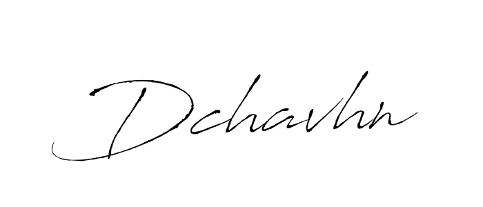 Create a beautiful signature design for name Dchavhn. With this signature (Antro_Vectra) fonts, you can make a handwritten signature for free. Dchavhn signature style 6 images and pictures png