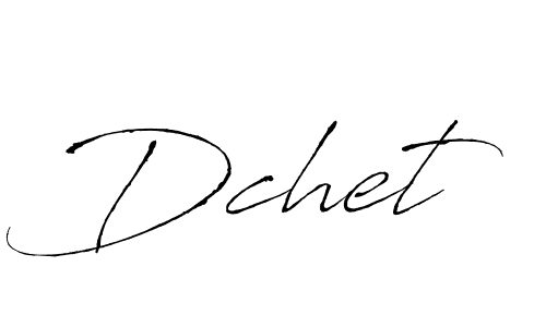 You should practise on your own different ways (Antro_Vectra) to write your name (Dchet) in signature. don't let someone else do it for you. Dchet signature style 6 images and pictures png