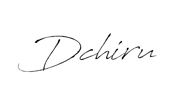 Make a beautiful signature design for name Dchiru. With this signature (Antro_Vectra) style, you can create a handwritten signature for free. Dchiru signature style 6 images and pictures png