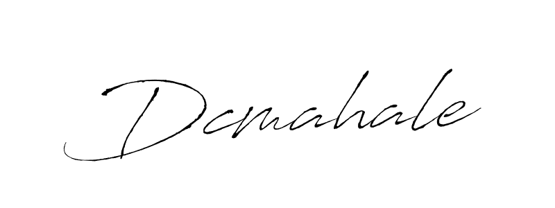 Antro_Vectra is a professional signature style that is perfect for those who want to add a touch of class to their signature. It is also a great choice for those who want to make their signature more unique. Get Dcmahale name to fancy signature for free. Dcmahale signature style 6 images and pictures png