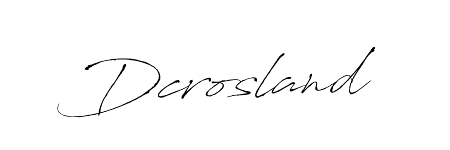 The best way (Antro_Vectra) to make a short signature is to pick only two or three words in your name. The name Dcrosland include a total of six letters. For converting this name. Dcrosland signature style 6 images and pictures png