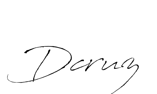 How to Draw Dcruz signature style? Antro_Vectra is a latest design signature styles for name Dcruz. Dcruz signature style 6 images and pictures png