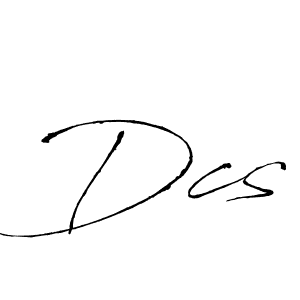 How to make Dcs name signature. Use Antro_Vectra style for creating short signs online. This is the latest handwritten sign. Dcs signature style 6 images and pictures png