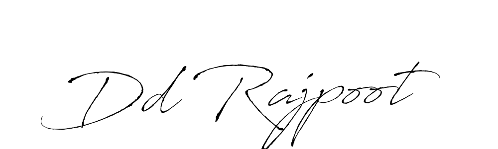 How to make Dd Rajpoot signature? Antro_Vectra is a professional autograph style. Create handwritten signature for Dd Rajpoot name. Dd Rajpoot signature style 6 images and pictures png