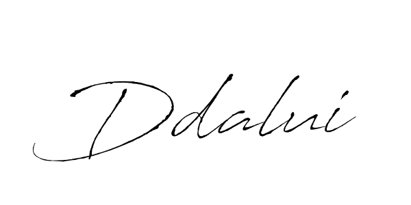 Design your own signature with our free online signature maker. With this signature software, you can create a handwritten (Antro_Vectra) signature for name Ddalui. Ddalui signature style 6 images and pictures png