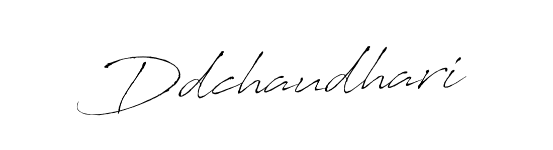 Create a beautiful signature design for name Ddchaudhari. With this signature (Antro_Vectra) fonts, you can make a handwritten signature for free. Ddchaudhari signature style 6 images and pictures png