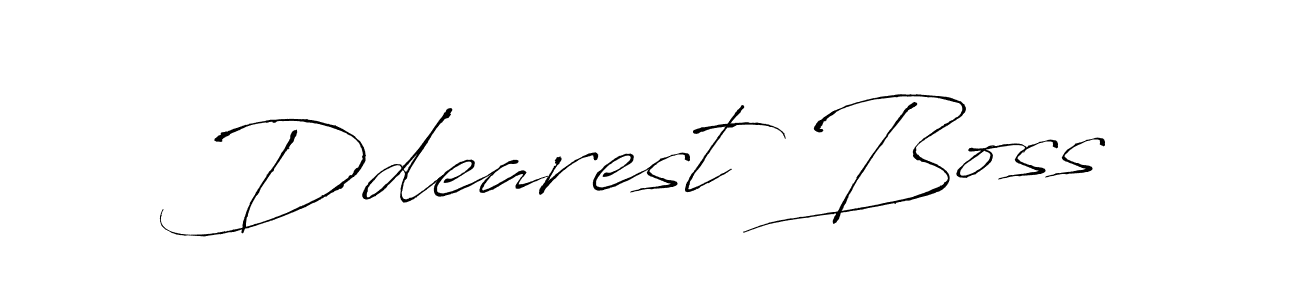 How to make Ddearest Boss name signature. Use Antro_Vectra style for creating short signs online. This is the latest handwritten sign. Ddearest Boss signature style 6 images and pictures png