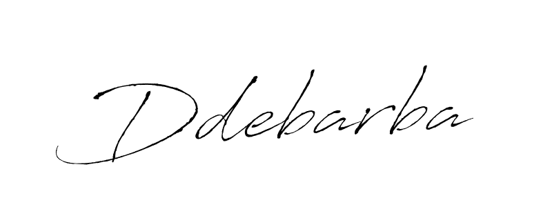 Design your own signature with our free online signature maker. With this signature software, you can create a handwritten (Antro_Vectra) signature for name Ddebarba. Ddebarba signature style 6 images and pictures png