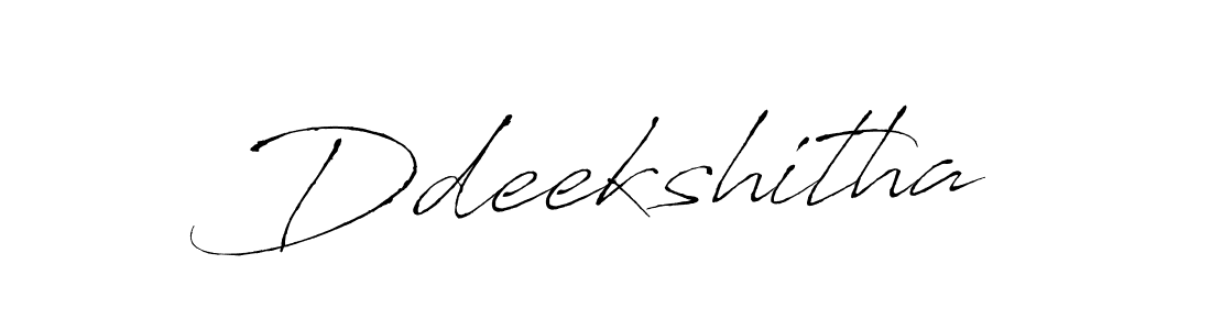 How to make Ddeekshitha signature? Antro_Vectra is a professional autograph style. Create handwritten signature for Ddeekshitha name. Ddeekshitha signature style 6 images and pictures png