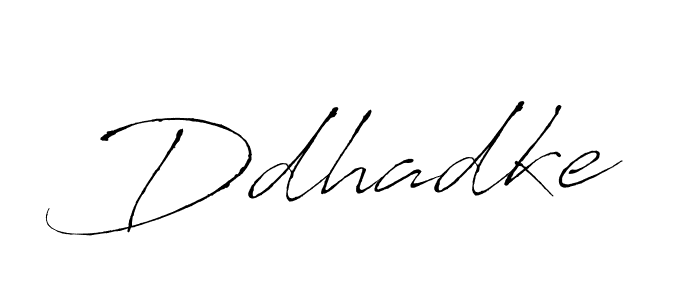 How to make Ddhadke signature? Antro_Vectra is a professional autograph style. Create handwritten signature for Ddhadke name. Ddhadke signature style 6 images and pictures png