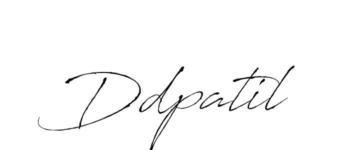 How to make Ddpatil name signature. Use Antro_Vectra style for creating short signs online. This is the latest handwritten sign. Ddpatil signature style 6 images and pictures png