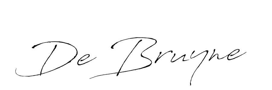 How to make De Bruyne name signature. Use Antro_Vectra style for creating short signs online. This is the latest handwritten sign. De Bruyne signature style 6 images and pictures png