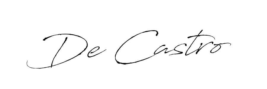 if you are searching for the best signature style for your name De Castro. so please give up your signature search. here we have designed multiple signature styles  using Antro_Vectra. De Castro signature style 6 images and pictures png