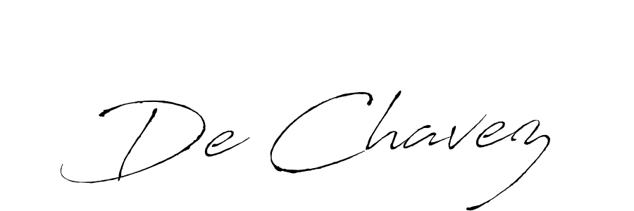 Also we have De Chavez name is the best signature style. Create professional handwritten signature collection using Antro_Vectra autograph style. De Chavez signature style 6 images and pictures png