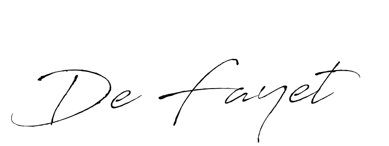 if you are searching for the best signature style for your name De Fayet. so please give up your signature search. here we have designed multiple signature styles  using Antro_Vectra. De Fayet signature style 6 images and pictures png