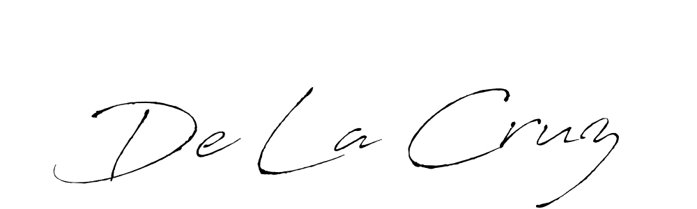 The best way (Antro_Vectra) to make a short signature is to pick only two or three words in your name. The name De La Cruz include a total of six letters. For converting this name. De La Cruz signature style 6 images and pictures png