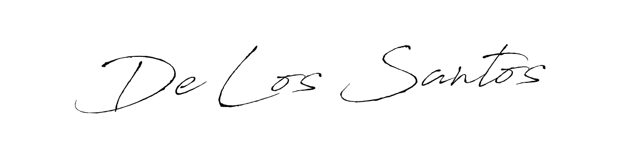 Design your own signature with our free online signature maker. With this signature software, you can create a handwritten (Antro_Vectra) signature for name De Los Santos. De Los Santos signature style 6 images and pictures png