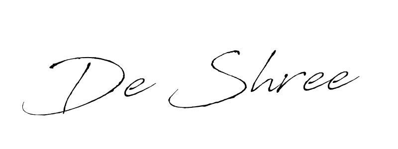 It looks lik you need a new signature style for name De Shree. Design unique handwritten (Antro_Vectra) signature with our free signature maker in just a few clicks. De Shree signature style 6 images and pictures png