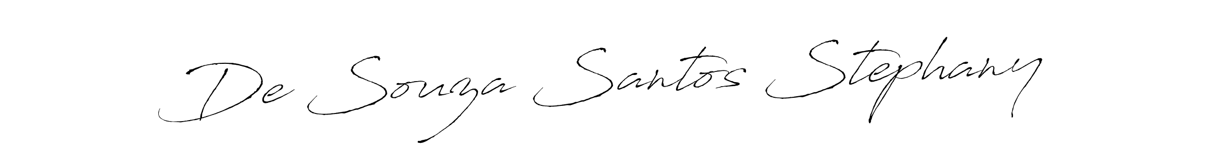 Make a short De Souza Santos Stephany signature style. Manage your documents anywhere anytime using Antro_Vectra. Create and add eSignatures, submit forms, share and send files easily. De Souza Santos Stephany signature style 6 images and pictures png