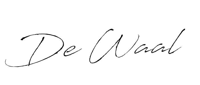 De Waal stylish signature style. Best Handwritten Sign (Antro_Vectra) for my name. Handwritten Signature Collection Ideas for my name De Waal. De Waal signature style 6 images and pictures png