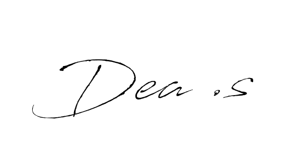 Dea .s stylish signature style. Best Handwritten Sign (Antro_Vectra) for my name. Handwritten Signature Collection Ideas for my name Dea .s. Dea .s signature style 6 images and pictures png