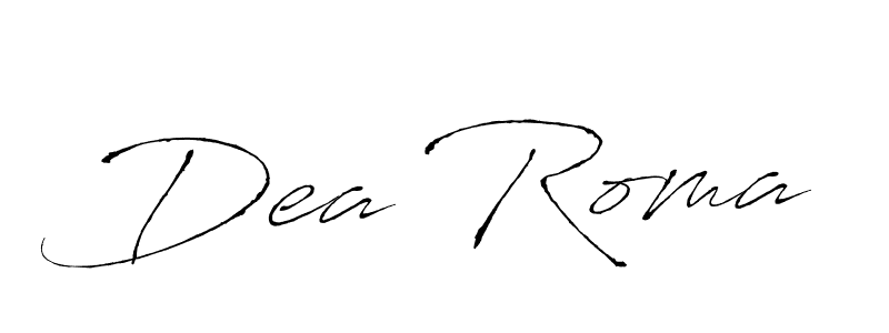 Dea Roma stylish signature style. Best Handwritten Sign (Antro_Vectra) for my name. Handwritten Signature Collection Ideas for my name Dea Roma. Dea Roma signature style 6 images and pictures png