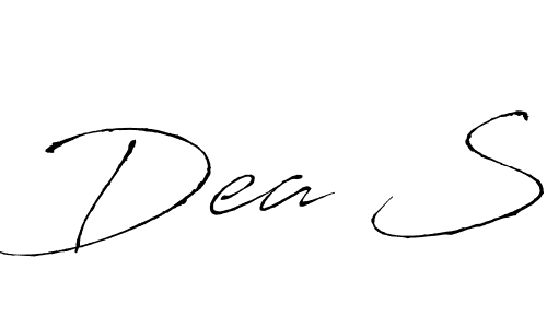 if you are searching for the best signature style for your name Dea S. so please give up your signature search. here we have designed multiple signature styles  using Antro_Vectra. Dea S signature style 6 images and pictures png