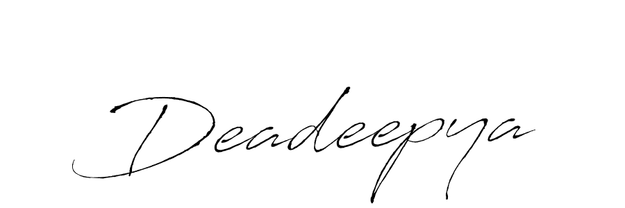 Similarly Antro_Vectra is the best handwritten signature design. Signature creator online .You can use it as an online autograph creator for name Deadeepya. Deadeepya signature style 6 images and pictures png