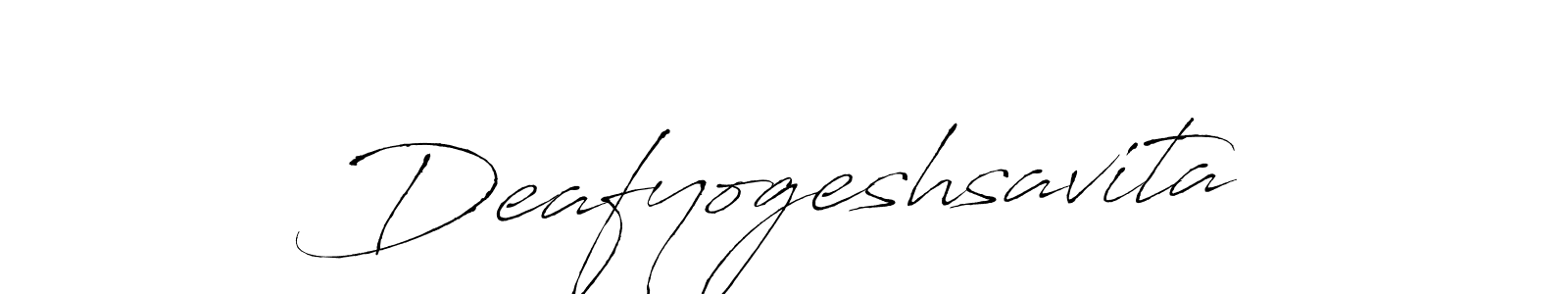 How to Draw Deafyogeshsavita signature style? Antro_Vectra is a latest design signature styles for name Deafyogeshsavita. Deafyogeshsavita signature style 6 images and pictures png