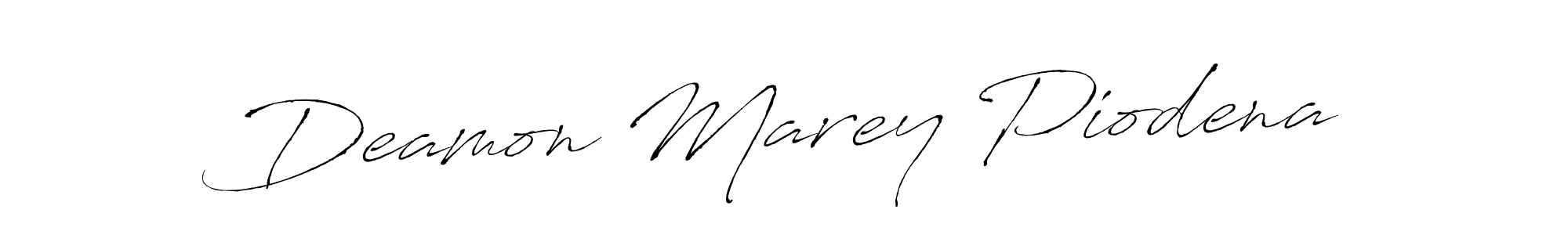 Create a beautiful signature design for name Deamon Marey Piodena. With this signature (Antro_Vectra) fonts, you can make a handwritten signature for free. Deamon Marey Piodena signature style 6 images and pictures png