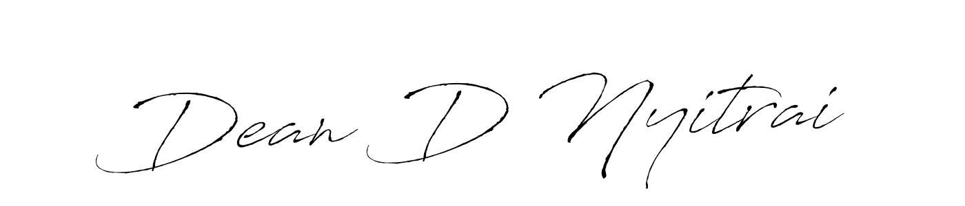 Make a beautiful signature design for name Dean D Nyitrai. With this signature (Antro_Vectra) style, you can create a handwritten signature for free. Dean D Nyitrai signature style 6 images and pictures png