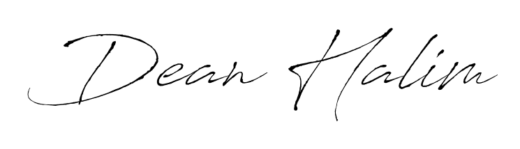Also You can easily find your signature by using the search form. We will create Dean Halim name handwritten signature images for you free of cost using Antro_Vectra sign style. Dean Halim signature style 6 images and pictures png