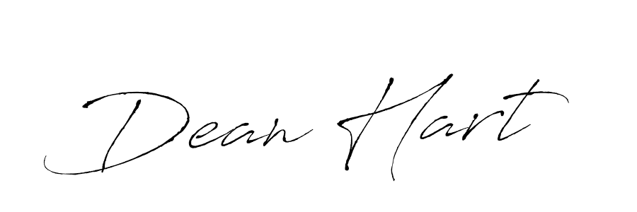 Dean Hart stylish signature style. Best Handwritten Sign (Antro_Vectra) for my name. Handwritten Signature Collection Ideas for my name Dean Hart. Dean Hart signature style 6 images and pictures png