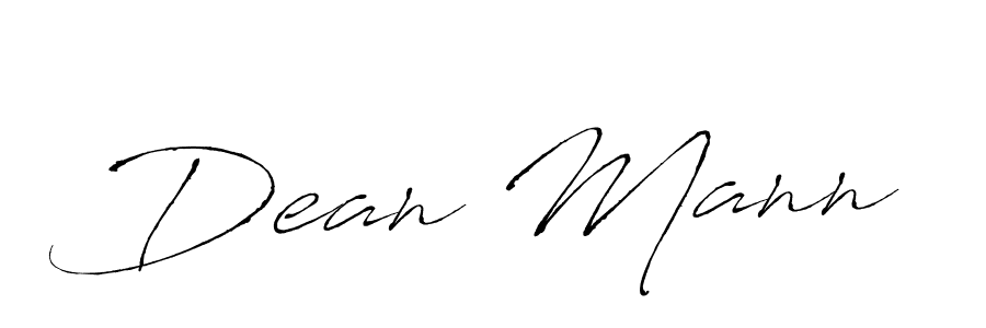 How to make Dean Mann name signature. Use Antro_Vectra style for creating short signs online. This is the latest handwritten sign. Dean Mann signature style 6 images and pictures png