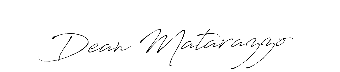 Make a beautiful signature design for name Dean Matarazzo. With this signature (Antro_Vectra) style, you can create a handwritten signature for free. Dean Matarazzo signature style 6 images and pictures png