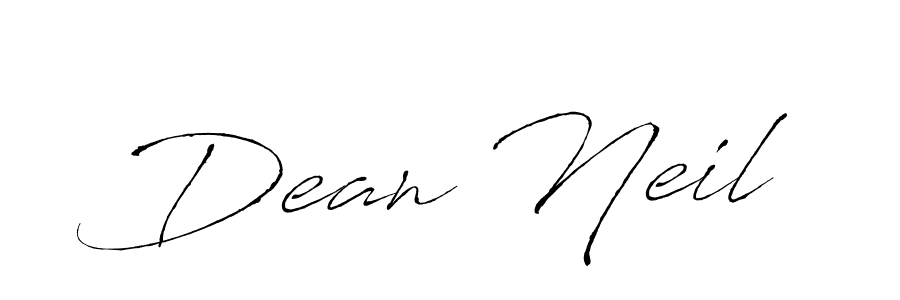 Design your own signature with our free online signature maker. With this signature software, you can create a handwritten (Antro_Vectra) signature for name Dean Neil. Dean Neil signature style 6 images and pictures png