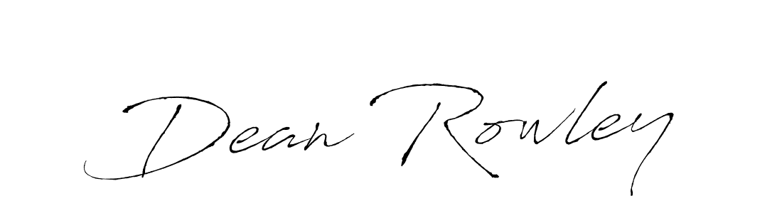 Design your own signature with our free online signature maker. With this signature software, you can create a handwritten (Antro_Vectra) signature for name Dean Rowley. Dean Rowley signature style 6 images and pictures png
