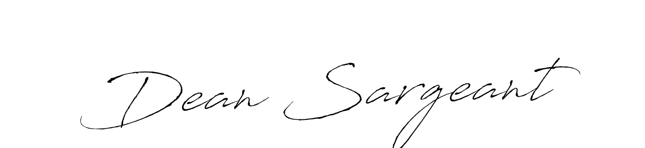 Also You can easily find your signature by using the search form. We will create Dean Sargeant name handwritten signature images for you free of cost using Antro_Vectra sign style. Dean Sargeant signature style 6 images and pictures png