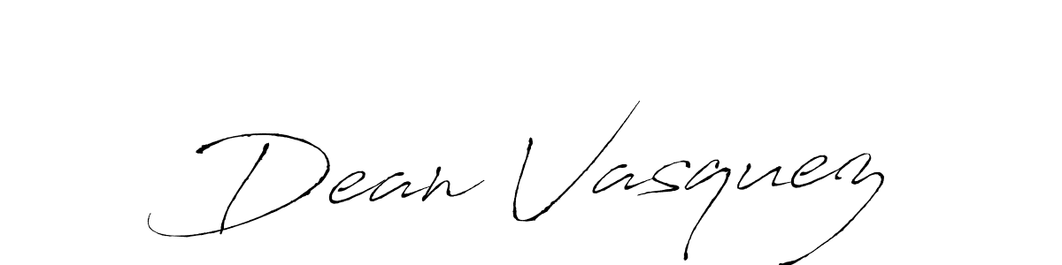 You should practise on your own different ways (Antro_Vectra) to write your name (Dean Vasquez) in signature. don't let someone else do it for you. Dean Vasquez signature style 6 images and pictures png