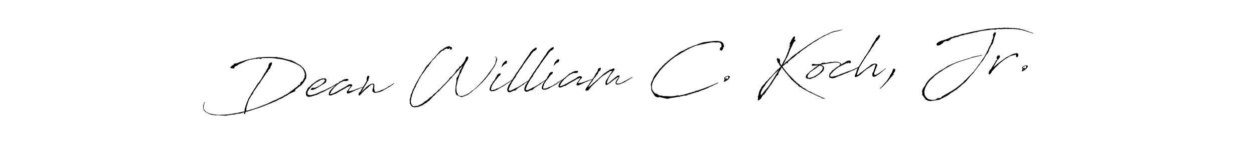 Use a signature maker to create a handwritten signature online. With this signature software, you can design (Antro_Vectra) your own signature for name Dean William C. Koch, Jr.. Dean William C. Koch, Jr. signature style 6 images and pictures png