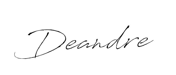 How to make Deandre name signature. Use Antro_Vectra style for creating short signs online. This is the latest handwritten sign. Deandre signature style 6 images and pictures png