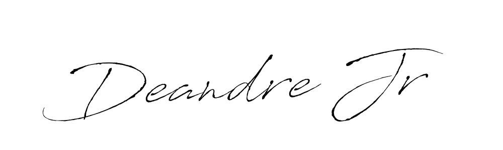 It looks lik you need a new signature style for name Deandre Jr. Design unique handwritten (Antro_Vectra) signature with our free signature maker in just a few clicks. Deandre Jr signature style 6 images and pictures png