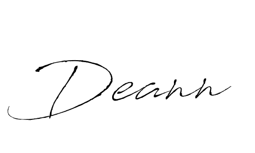 Make a beautiful signature design for name Deann. Use this online signature maker to create a handwritten signature for free. Deann signature style 6 images and pictures png