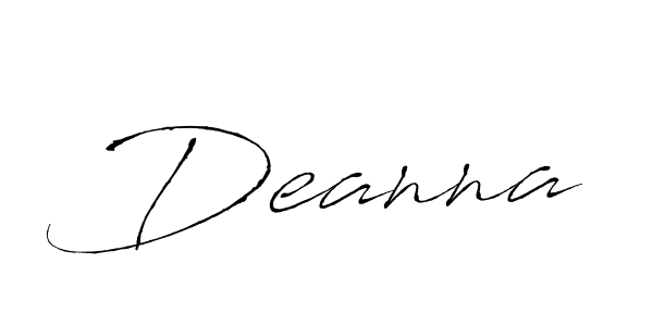 Make a beautiful signature design for name Deanna. Use this online signature maker to create a handwritten signature for free. Deanna signature style 6 images and pictures png